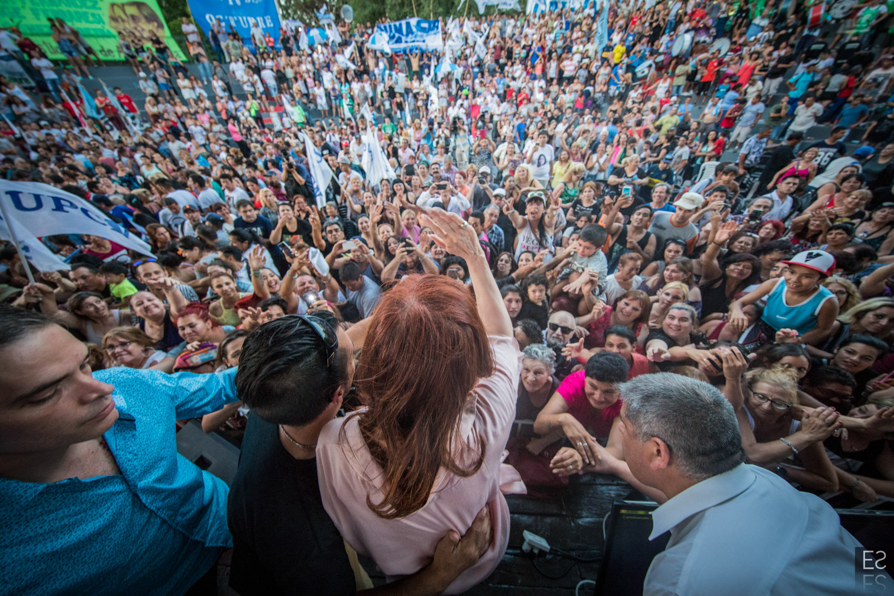 Fotografía en carrusel de Cristina Kirchner por Estanislao Santos