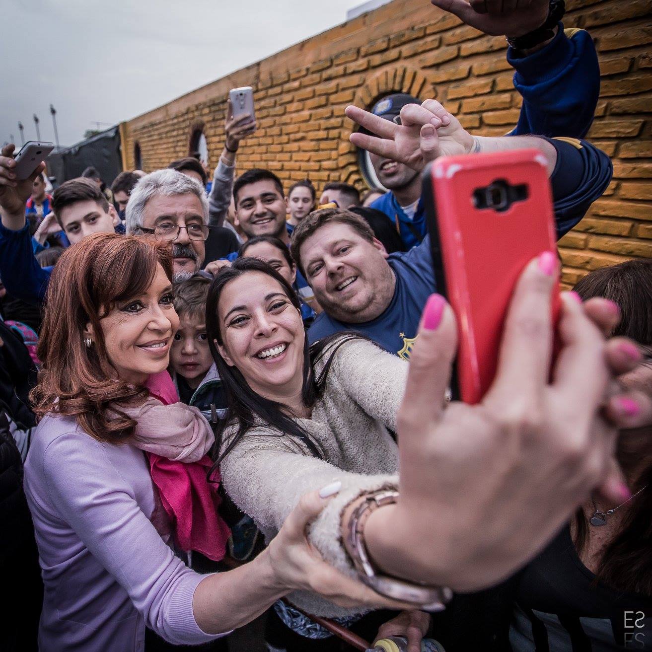 Fotografía en carrusel de Cristina Kirchner por Estanislao Santos